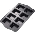 Miniatyrbild 1 av 5: Mini limpform, 8-håls non-stick muffinform, kolståls brownie bakform för ugnsbakning -grå