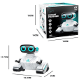 Miniatyrbillede 2 af 2: 1 stk. Rc Robot Legetøj, Fjernbetjening Robot Legetøj, Gå & Dans Børn Robot Legetøj Til Børn I Alderen 6 År & Op Dreng Pige, Gaver Legetøj Med Led-Øjne W