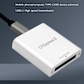 Miniatyrbild 3 av 5: Bärbar aluminium USB 3.1 10gbps Cfexpressminneskort Cfminneskortsadapter