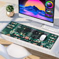 Miniatyrbilde 5 av 7: Musematte Gaming Stor Skrivebordsmatte (31,5 x 11,8 x 0,12 tommer) Vaskbar Musematte Bærbar PC Skrivebordsmatte, Japansk Musematte med Sklisikker Gummibase, Utvid MousePad Y11 XL