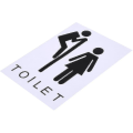 Pikkukuva 5 / 5: WC-tarrat Irrotettavat WC-istuimen kylpyhuoneen ovi Wc-kyltti