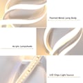 Miniatyrbillede 5 af 8: LED væglampe 22W, moderne aluminium LED væglampe med 3 spiralformede lamper, 3000K varmt lys, indendørs væglampe vægbelysning til soveværelse stue