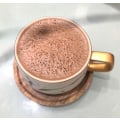 Miniatyrbilde 8 av 8: YBK Tech Porselen Te Kopp Kaffe Krus Sett for Ettermiddagste - Marmormønster (Hvit, Kort 300ml + Tretallerken) White., Short