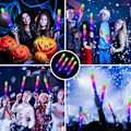 Miniatyrbilde 4 av 5: Glow Sticks Bulk, 32 stk. LED Skumstaver Selvlysende Festartikler med 3 Moduser Fargerik Blinkende