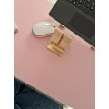 Pikkukuva 5 / 5: Alumiininen puhelinpidike iPhone 16, 15, 14 Plus, 13, 13 Pro, 12 Pro Max, 12, 11 Pro, Xs Max, X, 8, 7, 6 Plus ja muille (Kulta)