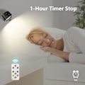 Miniatyrbilde 5 av 8: Vegglampe innendørs, vegglampe med fjernkontroll dimbar RGB-omgivelsesbelysning med oppladbart batteri, 1-timers timerfunksjon berøringskontroll 360°