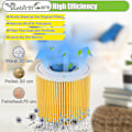 Miniatyrbillede 2 af 5: 2 stk. patronfilter til Wd3 Premium Wd2 Wd3 Wd3p Wd3 Mv2 Mv3 filter Wd3 erstatningsfilter til Krcher støvsuger 6.414-552.0/6414552 Hs