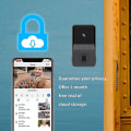 Miniatyrbild 4 av 5: Trådlös fjärrvideo dörrklocka, smart video dörrklocka hem intercom hd natt vision wifi laddning, smart dörrklocka, tvåvägs samtal, app-kontroll