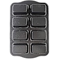 Miniatyrbilde 2 av 5: Mini brødform, 8-hulls non-stick muffinsform, karbonstål brownie bakeware for stekeovn - grå