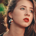 Miniatyrbilde 3 av 7: Kvinners sølv Livets tre dråpe øreringer 7 Chakra Matural Tumbled Gemstone Wire Wrapped Crystal Dangle Dangly øreringer for jenter damer Bohemian J
