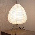 Pikkukuva 1 / 8: Nogy• Akari Noguchi Himmennettävä Japanilainen Paperilyhtylamppu • Kodikas Japandi-tyyli Paperilyhty • Lyhtylamppu • Japanilainen Paperilyhtyvalo • Riisipap Table Lamp