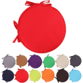 Miniatyrbild 1 av 8: Färgglada inomhus/utomhus stolsdynor runda sittdynor trädgård uteplats hemkuddar - diameter 30cm/38cm, uteplatsmöbler kuddfodral, runda sittdynor red 38cm