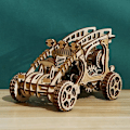 Miniatyrbillede 3 af 5: 3D Træpuslespil til Voksne, Dune Buggy Træ Mekanisk Model Bilsamlesæt, til Drenge Piger Flot Gave 168 stk.