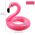 Miniatyrbillede 2 af 4: Pink Oppustelig Flamingo Flamingo Oppustelig Pool Flyder Legetøj Sommer Oppustelig Legetøj til Fester Pool Strand til Børn og Voksne