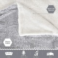 Miniatyrbillede 2 af 5: Kælen Bamse Tæppe Pels Tæppe, Stue Tæppe, Mikrofiber Tæppe, Fleece Tæppe, Sofa Tæppe, Aircondition Tæppe Let Compale Med Sofa