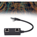 Miniatyrbilde 3 av 5: Rj45 Splitter-kontakt, 1 port hann til 2 port hunn nettverk hjemmekontor Ethernet-kontakt, for Cat7 nettverkskabel Ethernet-splitter for alle nettverk