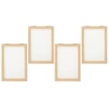 Miniatyrbilde 3 av 3: 4 stk papirfremstillingsramme DIY papirfremstillingsramme papirfremstillingsramme i tre, trepapirramme, z
