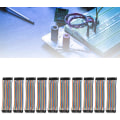 Miniatyrbillede 4 af 5: 40p Farve Dupont Ledning 2.54mm Brødbord Kabel Matchende Sæt Han Til Hun Forbindelseskabel Til Computer Elektronik 10 Styk Sæt