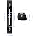 Miniatyrbillede 5 af 8: 2 stk. 3D-printer spoleholder 3D-printer forsyninger beslag spole leje printer filament holder til PLA/ABS/TPU/andre 3D-printmaterialer Black