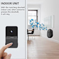 Miniatyrbillede 3 af 5: Trådløs fjernbetjent videodørklokke, smart videodørklokke hjemme intercom Hd nattesyn Wifi opladning, smart dørklokke, tovejs samtale, app-styring