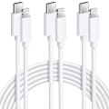 Pikkukuva 1 / 8: iPhone-pikalatauskaapeli 3-pakkaus 2M USB C - Lightning-kaapeli [MFi-sertifioitu] Uusi iPhone-kaapeli yhteensopiva iPhone14 13 12 11 Pro Max X XS XR, iPad P