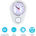 Miniatyrbillede 2 af 8: Væg Ur Køkken Timer, 60 Minutters Visuel Nedtællingstimer, Lydløs Drift, Nem at Læse, Retro Køkken Væg Ur, Visuel Timer, Hjem Køkken T White