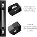 Miniatyrbillede 3 af 8: 2 stk. 3D-printer spoleholder 3D-printer forsyninger beslag spole leje printer filament holder til PLA/ABS/TPU/andre 3D-printmaterialer Black
