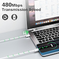 Miniatyrbild 4 av 6: iPhone-laddningskabel, 4-pack 3FT/1M MFi-certifierad Lightning-kabel Apple snabbladdningskabel kompatibel med iPhone 14 13 12 11 XS XR X Pro Max Mini 8