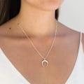 Pikkukuva 6 / 6: Hieno kerrostettu choker-kaulakoru, käsintehty 14K kullattu Y-riipuskaulakoru monikerroksinen tankokiekko kaulakoru säädettävä kerrostus choker-kaulakorut naisille 2PCS  Chain&Crescent 3PCS  Chain&Bar&Hammered Disc