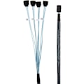 Pikkukuva 4 / 4: Sisäinen Hd Mini Sas (sff-8643 Host) - 4x Sata (kohde) Kulmakaapeli, Sff-8643 Ohjaimelle, 4 Sata Liitä Kiintolevyyn