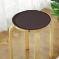 Miniatyrbilde 6 av 8: Fargerike innendørs/utendørs stolputer runde setepute hage uteplass hjem pute - diameter 30cm/38cm, utemøbel putetrekk, rund se Beige 38cm