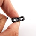 Miniatyrbillede 5 af 5: (sort) 10 stk, Længde 3 cm, Plastikreb til Campingtelt Rebstrammer