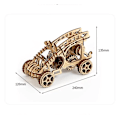 Miniatyrbillede 2 af 5: 3D Træpuslespil til Voksne, Dune Buggy Træ Mekanisk Model Bilsamlesæt, til Drenge Piger Flot Gave 168 stk.