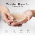 Miniatyrbilde 5 av 8: Brystvortedeksel - Klebende silikonbrystvorteplaster - Gjenbrukbare brystvortedeksel for kvinner med reiseetui Coco Small (Fits AC Cups)