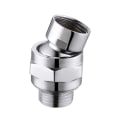 Miniatyrbillede 1 af 5: Brusehoved Svingbart Kugleled Adapter Bruseforbindelse Kugleled Justerbar Brusearmforbindelse Til Brusehoved(1stk, Sølv)
