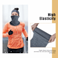 Miniatyrbilde 2 av 7: Vinterhalsvarmer Fleece Vindtett Halskrage Snood for Menn Kvinner Kaldt Vær Ansiktshalsduk Hodeplagg for Ski Løping Sykling Grey+grey