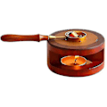 Miniatyrbillede 1 af 4: Voksforsegling Varmer Træ Smelteske Kit Forsegling Voks Ovn Værktøj Til Bryllup Voks Kuvert Forseglingsstempel