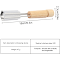 Miniatyrbillede 2 af 5: Frugt stempler form, cookie press maker maskine | Rustfrit stål cookie press maker kit til DIY kiks maker og dekoration (3stk, farve som vist)