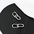 Miniatyrbillede 4 af 8: 925 Sterling Sølv Dobbelt Ring Ovale Huggie Hoop Øreringe til Kvinder, Sølv Hoop Hypoallergen Øreringe til Følsomme Ører, Kvadratisk Hoop Kædeled Ea Silver
