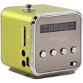 Miniatyrbild 7 av 8: Mini Radio, Digital Radio, Td V26, Liten Bärbar Radio Nät Och Batteri Mini Högtalare Musikspelare Bärbar Fm Radio Pc Fashion Stöd Tf C Green