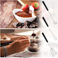 Miniatyrbillede 4 af 5: Chokoladegafler, 10 stk. rustfrit stål chokoladegafler til chokoladeproduktion, fonduesæt til skumfiduser og trøffel fondue
