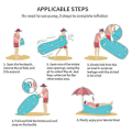 Miniatyrbilde 3 av 5: Camping Oppblåsbar Sofa Sovepose Lat Bag Air Bed Oppblåsbar Sofa