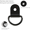 Miniatyrbild 4 av 7: Surrningsring Lastankare Trailer Rostfritt Stål Spännring Säkring Spännringar Trailer Surrningsring för Säkring av Last i Bilar Surrning black
