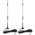 Miniatyrbillede 5 af 8: 4G LTE 7dBi magnetisk base TS9 antenne 2-pak til MiFi Hotspot Router USB Modem Netgear LB2120 Nighthawk M1 MR1100 M2 MR2100 AC785 AC797 AC790 AC TS9(2 Pack)