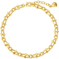 Miniatyrbild 1 av 6: Armband för kvinnor 14K guldpläterad delikat kedja enkelt smycke sött för flickor U Shape 2 Layer Satellite Chain