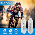 Miniatyrbilde 5 av 6: 250ML Myk Flask, TPU Foldbar Løpehydreringsflaske, Myk Sammenleggbar Vannflaske for Hydreringspakke Sykling Maraton Løping Fotturer, Hvit White 250ml