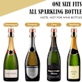 Miniatyrbillede 4 af 5: Champagne prop til flasker, sæt med 3 rustfrie stål champagne prop til champagne og champagnepropper