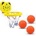 Miniatyrbilde 1 av 7: Basketballkurv Badeleke for 1-3 år gammel baby badeleke 6 12 måneders basketballkurv leketøy gaver 2 3 4 basketball vannspill badeleker sett gave til baby tiger