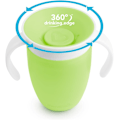 Miniatyrbillede 3 af 6: Miracle 360 6+ Måneder 7oz Baby Sippy Cups (2-pak). Fri Flow Bæger til Småbørn. Træningskop, BPA-fri, Spildfri, Opvaskemaskine-sikker Baby Vand B Blue/Green