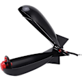 Miniatyrbillede 3 af 5: Fiskebombe Bait, Fiske Kaster Karpe Stor Bombe Float Lokkemad Pellet Fiske Feeder Fiskegrej Redskabsredskab Redskabsredskab (2stk, Sort)